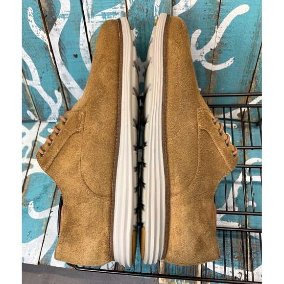 Cole Haan Grand OS Oxford Tan Suede Shoes Lace Up (C28448) Men's Sz 10M - Picture 7 of 10